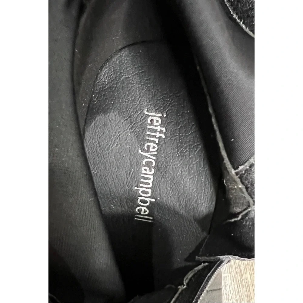 Jeffrey Campbell Break Thigh High Boots Black Size 6